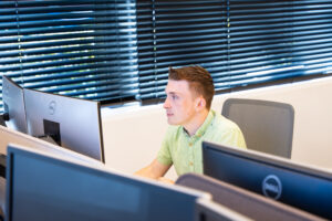 Vincent Verweij aan het werk bij CloudFuel